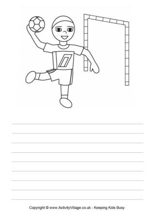 Handball Story Paper