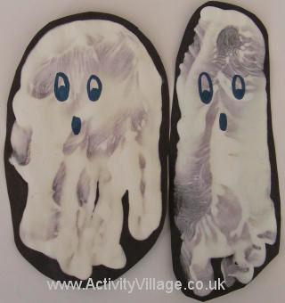 Handprint And Footprint Ghosts