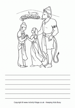 Hanuman Story Paper