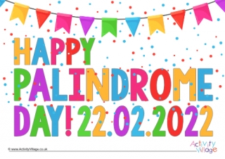 Happy Palindrome Day Poster