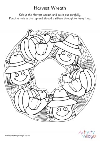 Autumn Colouring Pages