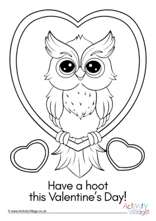 Valentine's Day Colouring Pages