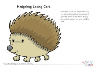 Animal Lacing Cards