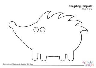 Hedgehog Printables