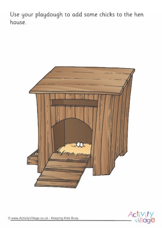 Henhouse Playdough Mat