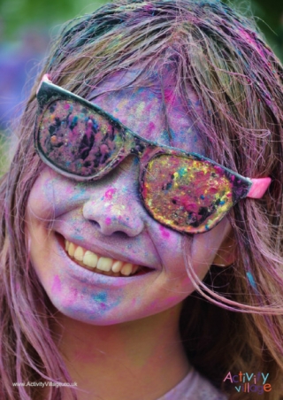 Holi Girl Poster