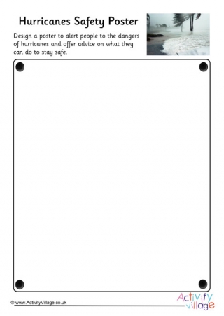 Hurricanes safety poster