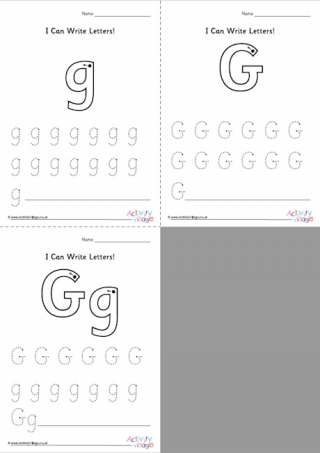 Letter G Printables
