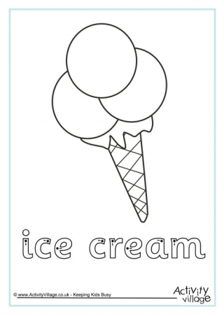 Ice Cream Finger Tracing