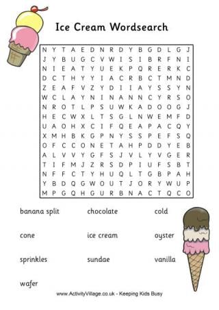 seaside word search puzzle for kids