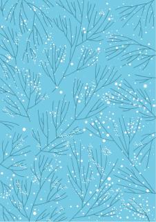 Icy Winter Scrapbook Paper