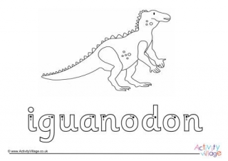 Iguanodon Finger Tracing