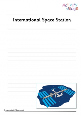 creative writing on a trip to space station