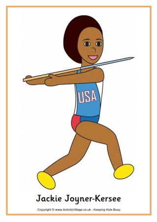 Jackie Joyner-Kersee Poster