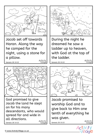 Jacob's Ladder - Genesis 28:10-22 - Bible Stories for Kids