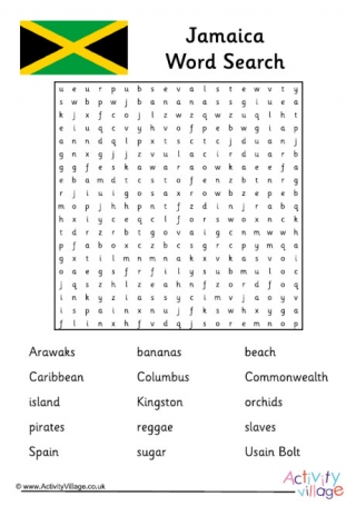 antigua and barbuda word search