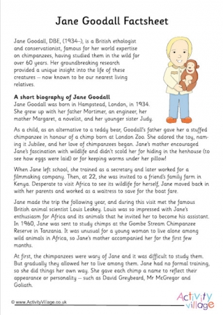Jane Goodall for Kids