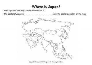 japan worksheets