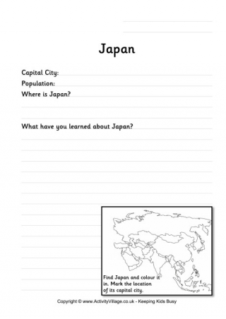 japan worksheets