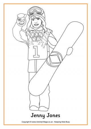 2022 winter olympic coloring pages