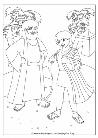 jacob bible coloring pages