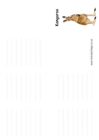 Kangaroo Booklet