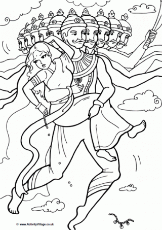 ramayana coloring pages