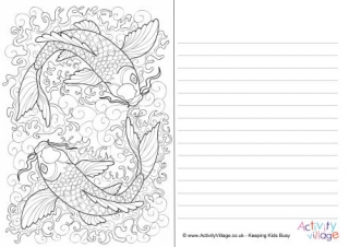 Koi Carp Story Paper