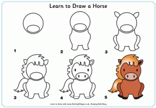 How To Draw Animals For Kids: Ages 4-10 In Simple Steps Learn To
