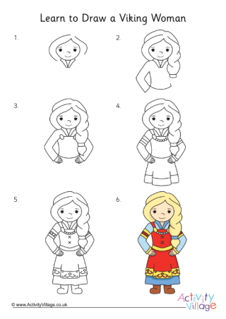Learn to Draw a Viking Woman