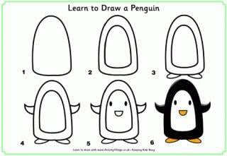 cute easy things to draw for kids step by step