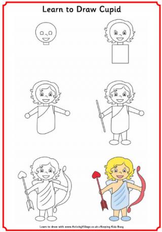 Learn to Draw Cupid