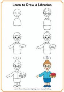 how to draw easy people for kids