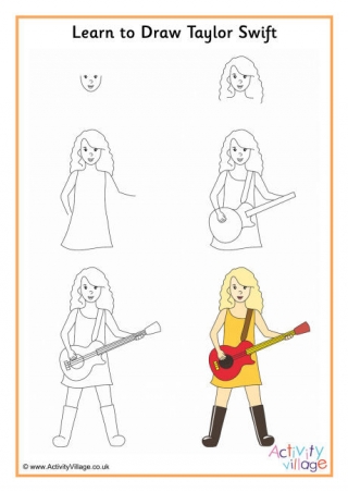 Learn To Draw Taylor Swift