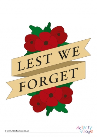 Lest We Forget