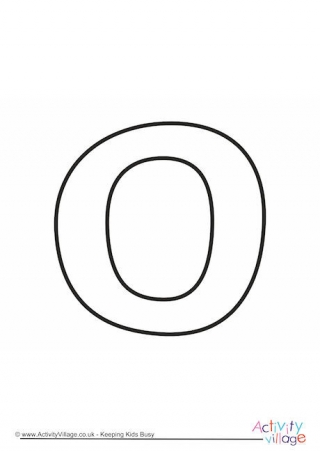 letter o drawing