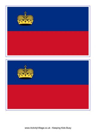Download Liechtenstein Flag Printables