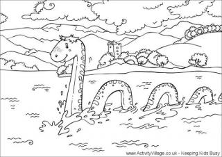 loch ness monster game activity