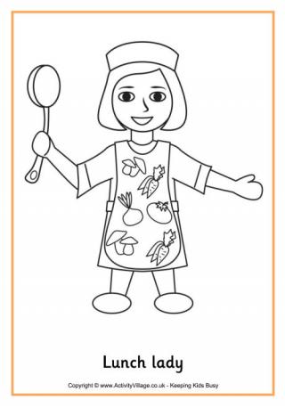 service people coloring pages