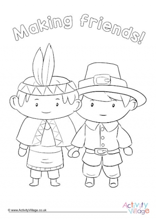 thanksgiving colouring pages