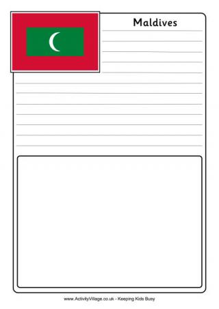 maldives worksheet