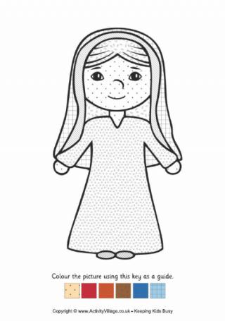 Nativity Colouring Pages