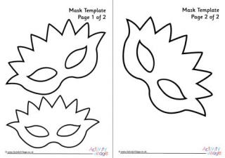 downloadable masks templates