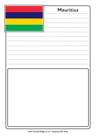 Download Mauritius Flag Printables