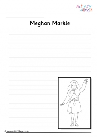 Meghan Markle Writing Page