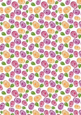 Modern rose scrapbook paper