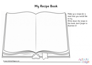 my recipe book worksheet