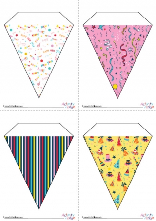 New Year Bunting Large