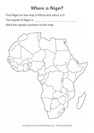 Niger Worksheet