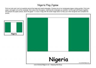 Download Nigeria Flag Printables For Kids